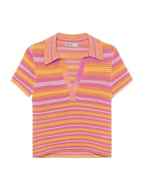 SIMKHAI Paxton Knit Polo